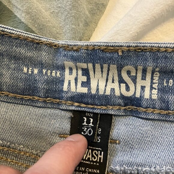 Rewash Denim Maxi Skirt Womens 11/30 Cargo Y2K Long 2000s Style Stretch Cotton - Picture 5 of 9